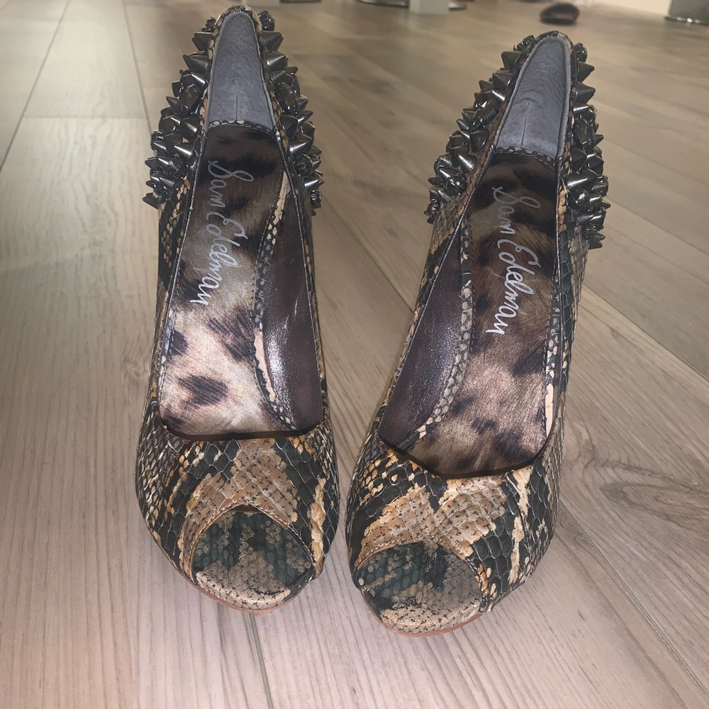Sam edelman spiked women shoes size 8